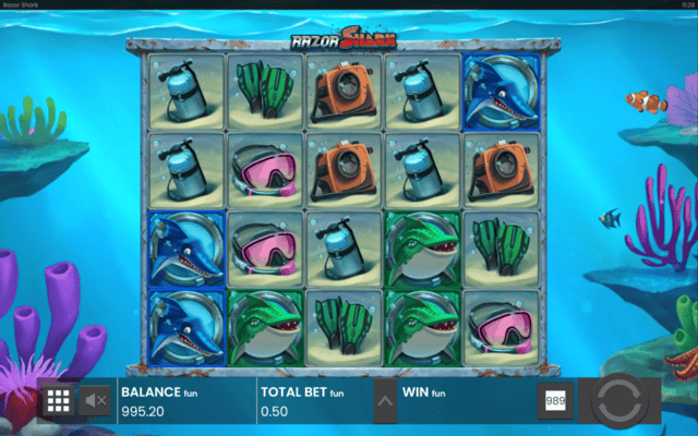 Razor Shark Gameplay with Bonus Symbols
